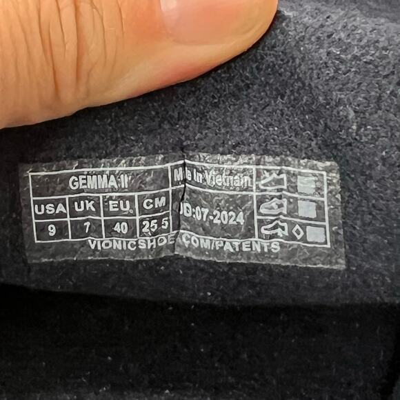 Vionic Gemma II Mule Slipper Slip-On Arch Support Navy Blue Women 9M NWB - Picture 8 of 9